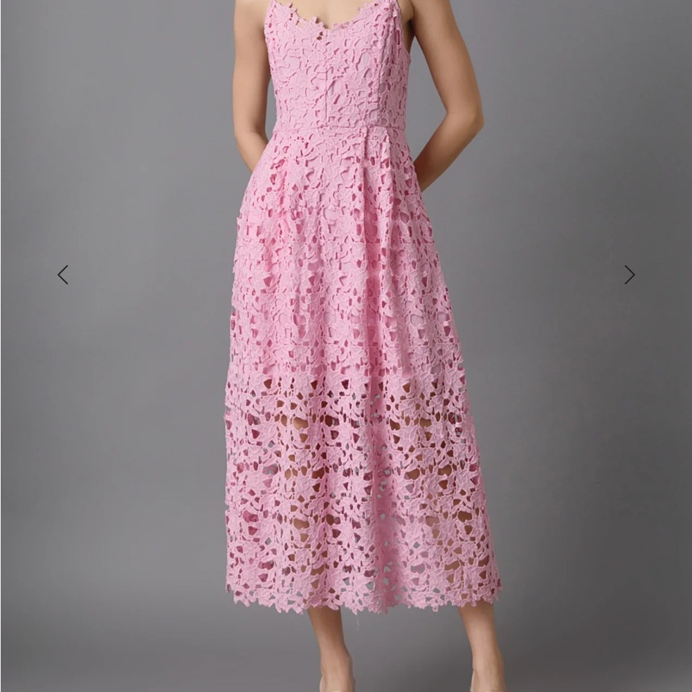 Endless Rose Pink Floral Lace Maxi Skirt